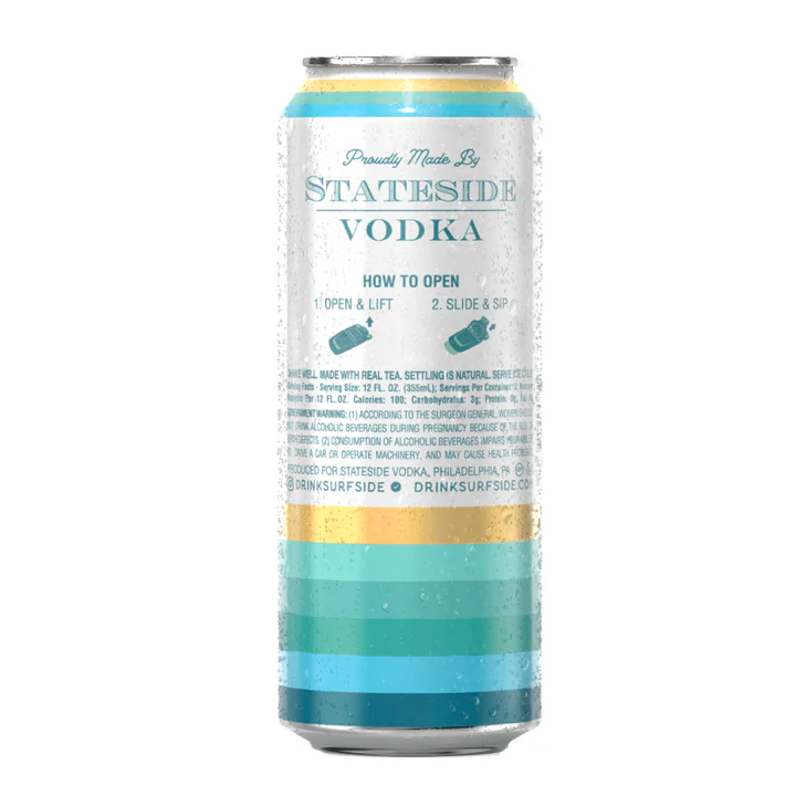 Alternative view of Surfside Green Tea + Vodka Longboard 24 Pack